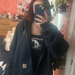 Carhartt Black Zip-Up Jacket